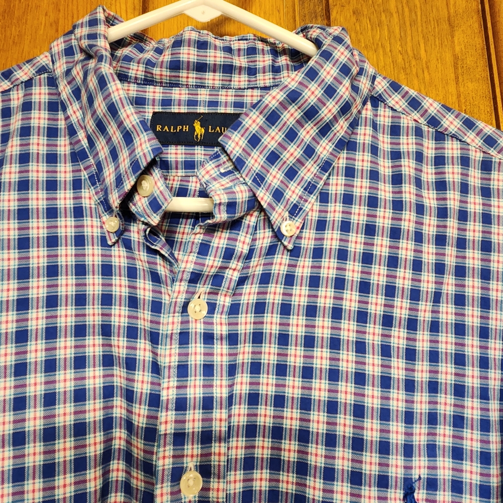 Ralph Lauren Men's Multicolor Checkered Shirt